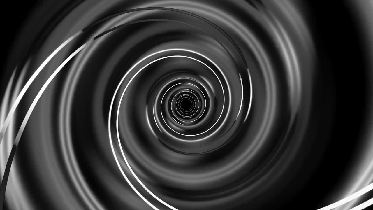 네온 조명과 함께 4k 추상적인 터널