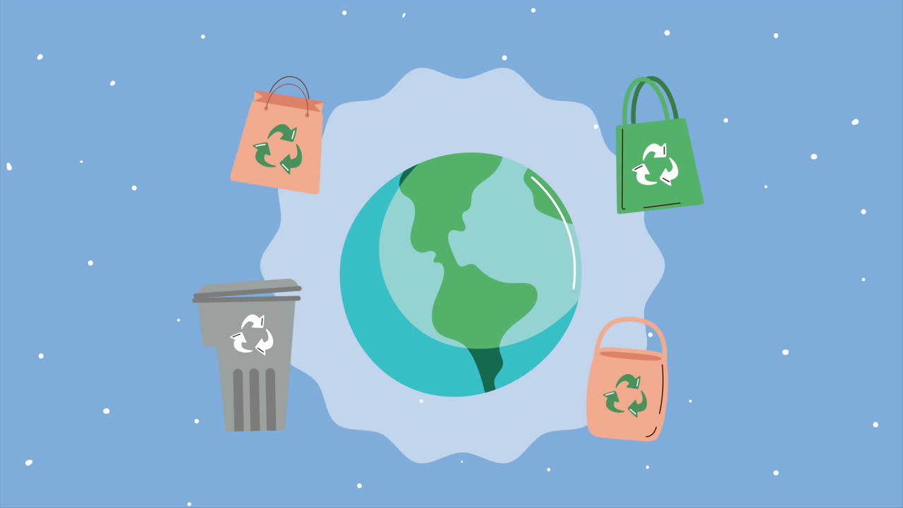 세계 지구: 생태학 애니메이션