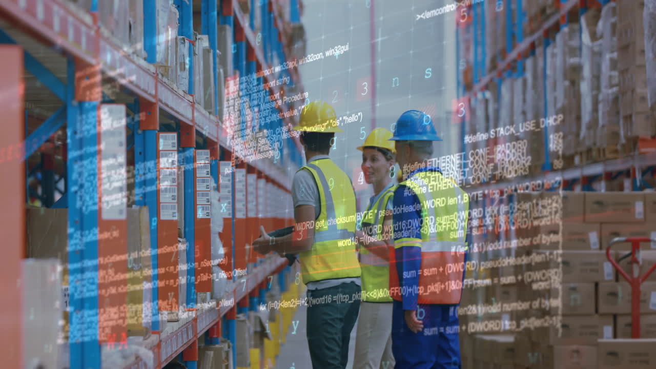 trabajadores de almacenes 4k