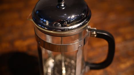 pan down of french press