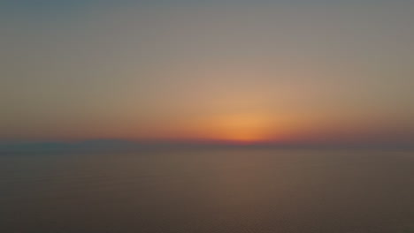 sunset over the ocean