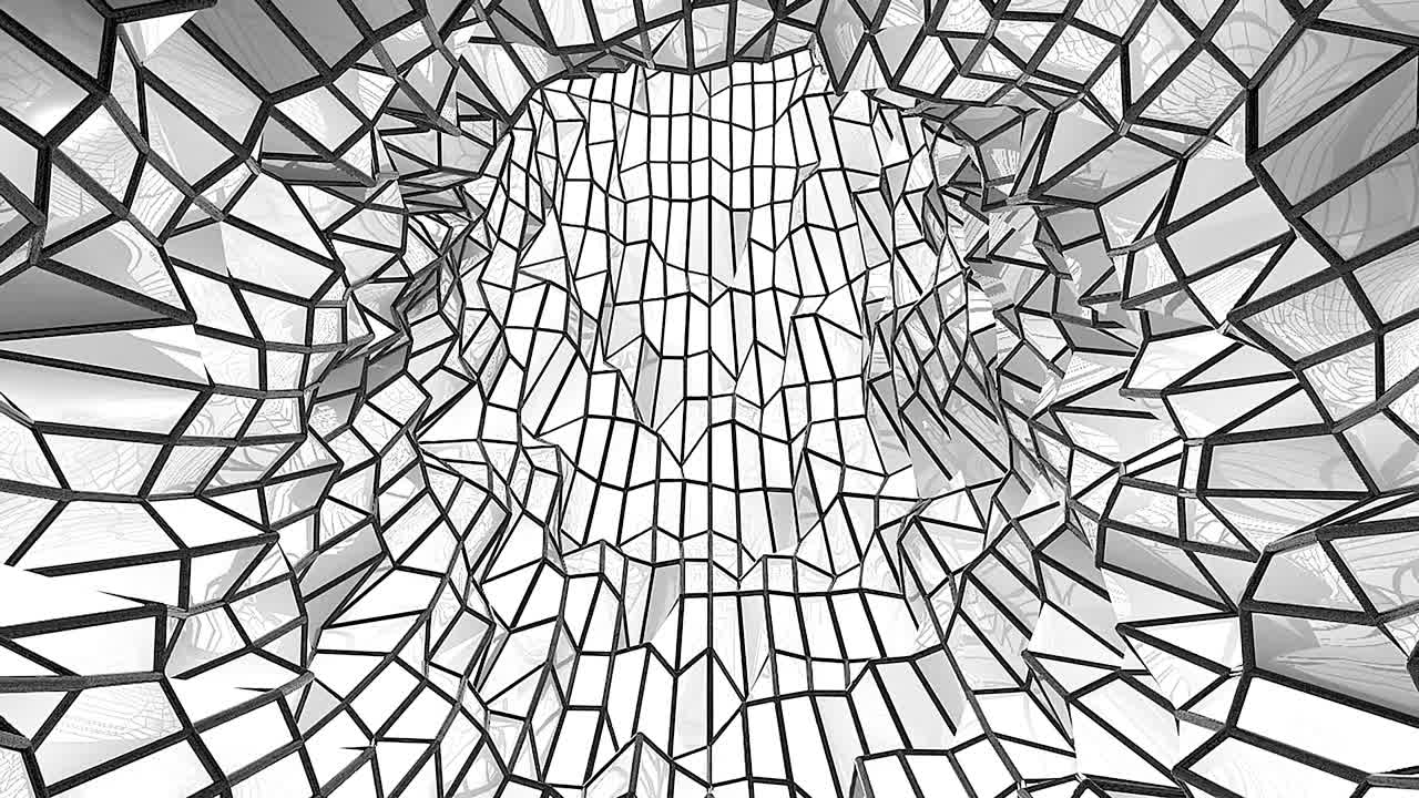 fondo abstracto con bajo túnel de poli