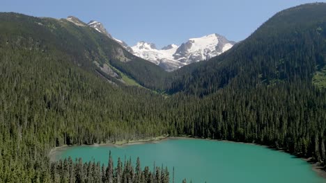 joffre lakes provincial park at summer in pemberton, british columbia, canada