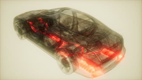 sistema de escape visible en el coche