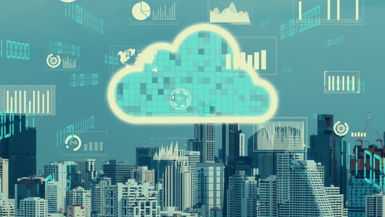 tecnología de computación en la nube y almacenamiento de datos en línea para el intercambio de datos de alteración