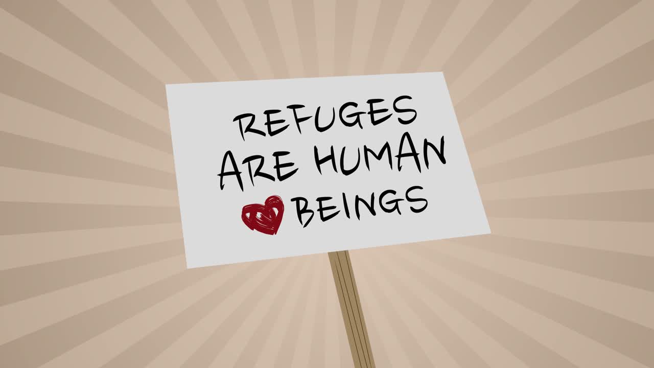 피난처 환영 애니메이션 배너