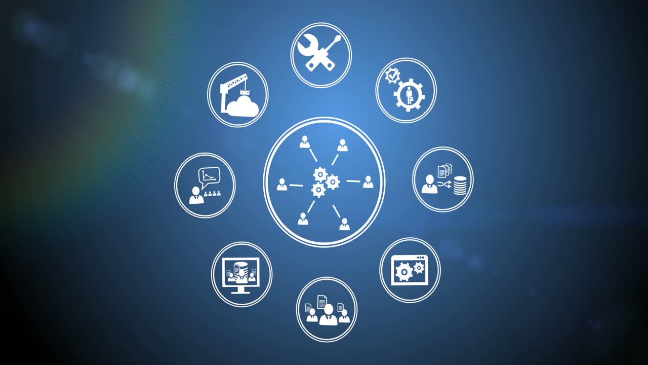 ilustración del conjunto de iconos web