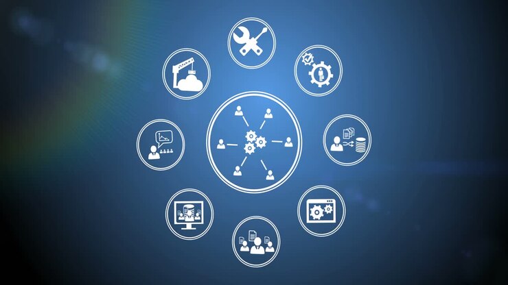 Illustration of web icon set
