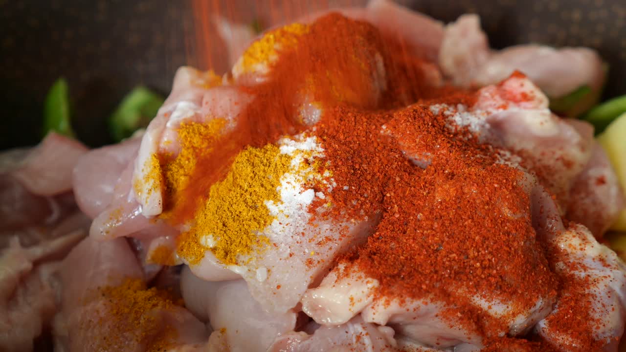 marinata di pollo con spezie