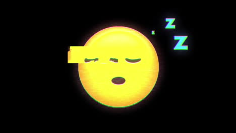 el emoticono está durmiendo