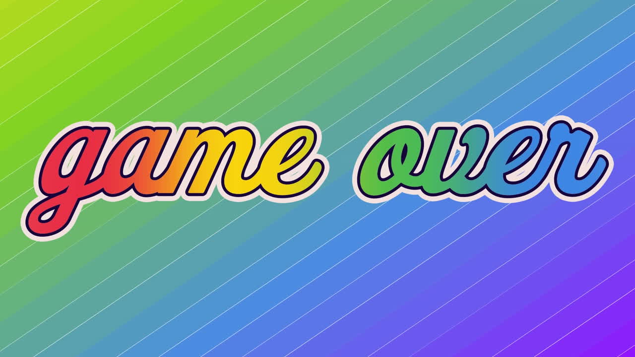 다채로운 배경에 게임의 애니메이션