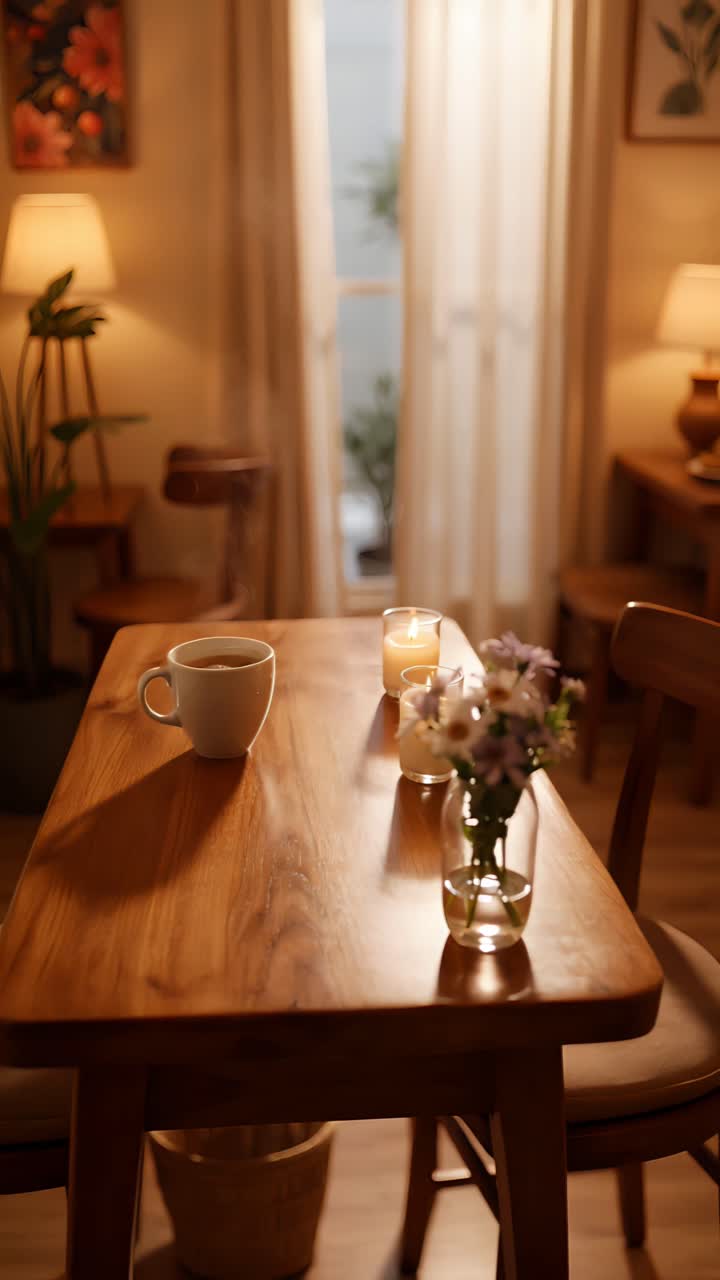 Aesthetic Cafe Interior Cozy Ambience 4K