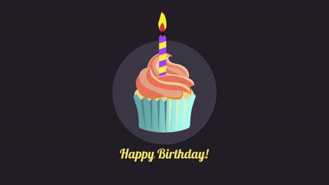 Animated-closeup-Happy-Birthday-text-with-muffin