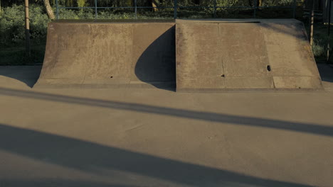 young skater girl entering in a skate park 1