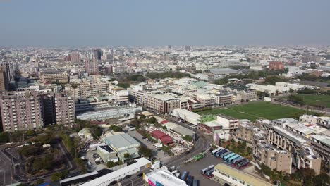 la vista aerea de taichung
