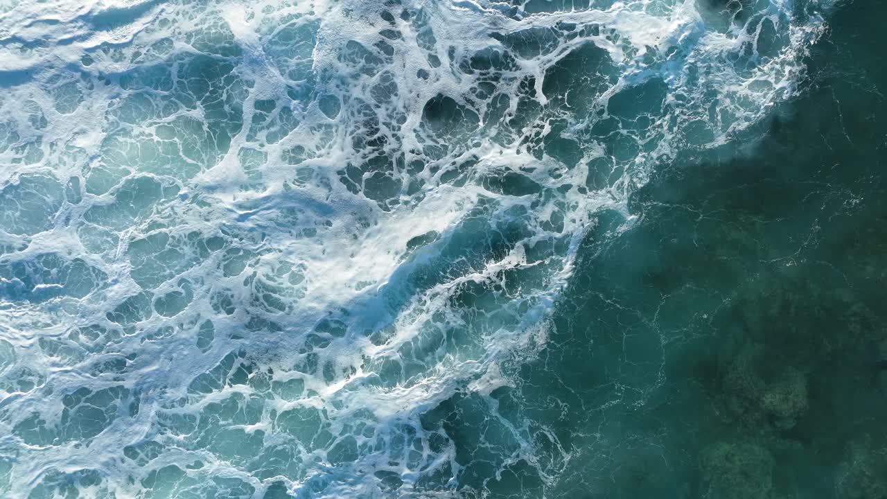 Swell during sunset on the Canary Islands - Lanzarote