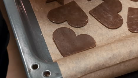 navidad pan de jengibre galleta festiva haciendo de cerca por el chef