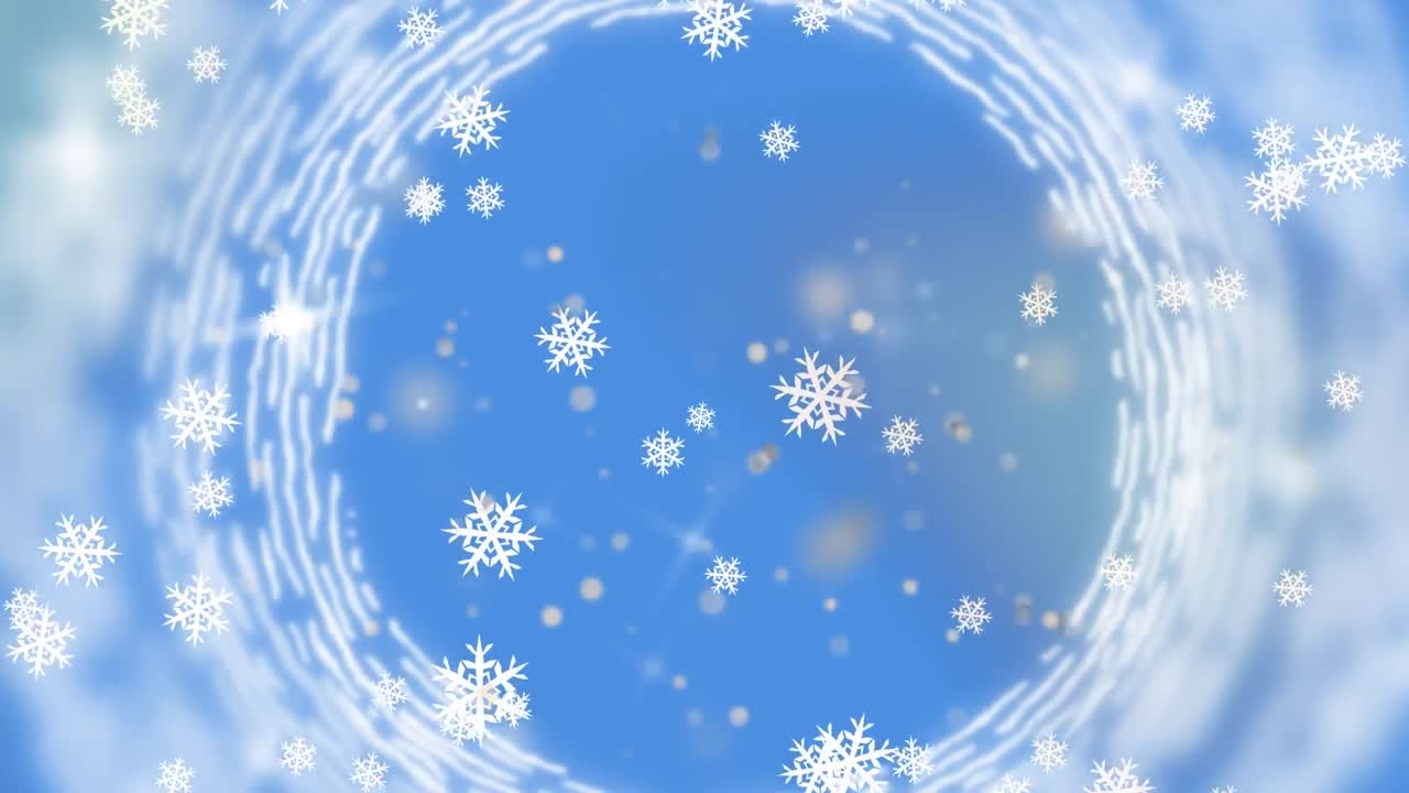 크리스마스 트리 와 함께 겨울 풍경 의 애니메이션