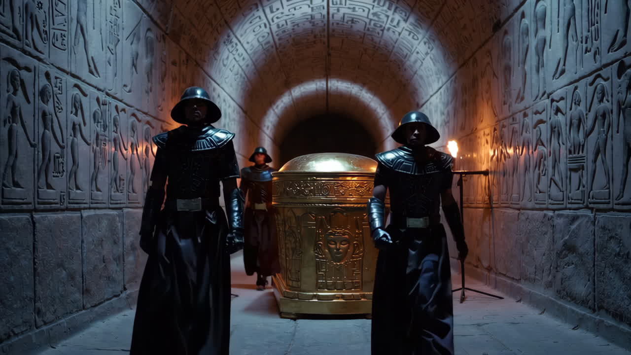 Ancient Egyptian Ritual Procession