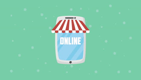 aplicación móvil de compras en línea