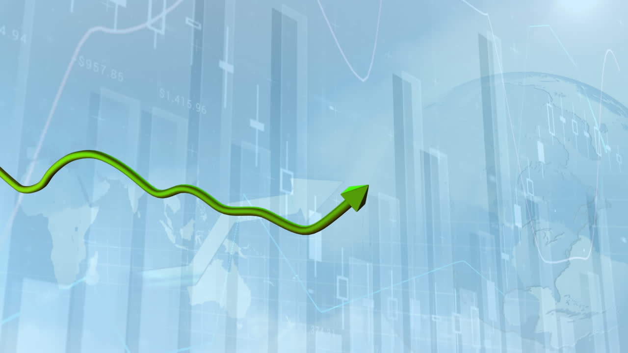 Chart showing changing statistics