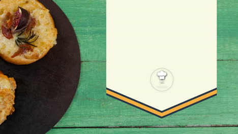 icono vectorial de sombrero de chef y bigote 4k