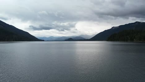drone flight over kachess lake