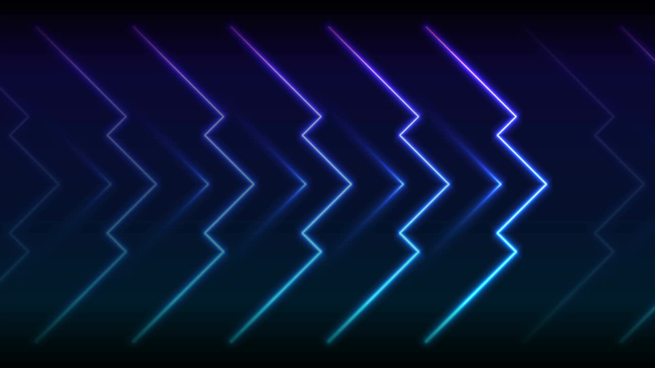 cian y violeta abstracto flechas de neón fondo de movimiento tecnológico