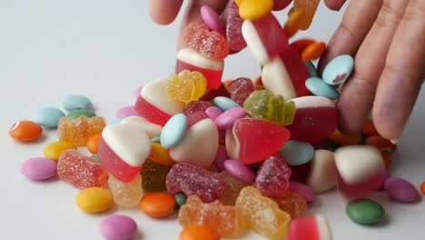 colorful candy pile