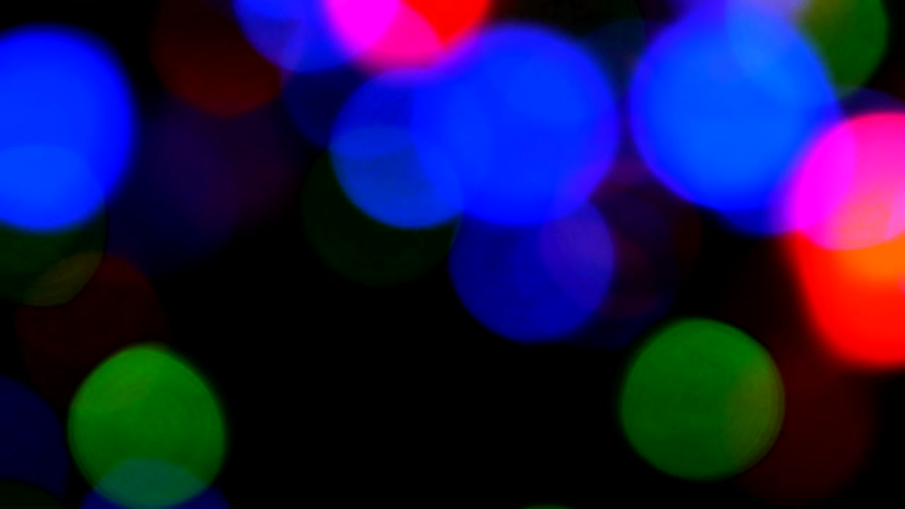 luces de colores bokeh