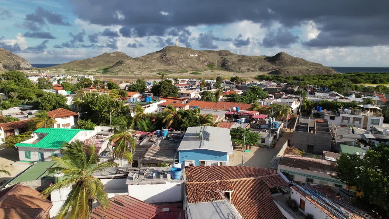 vista aérea de una ciudad del caribe