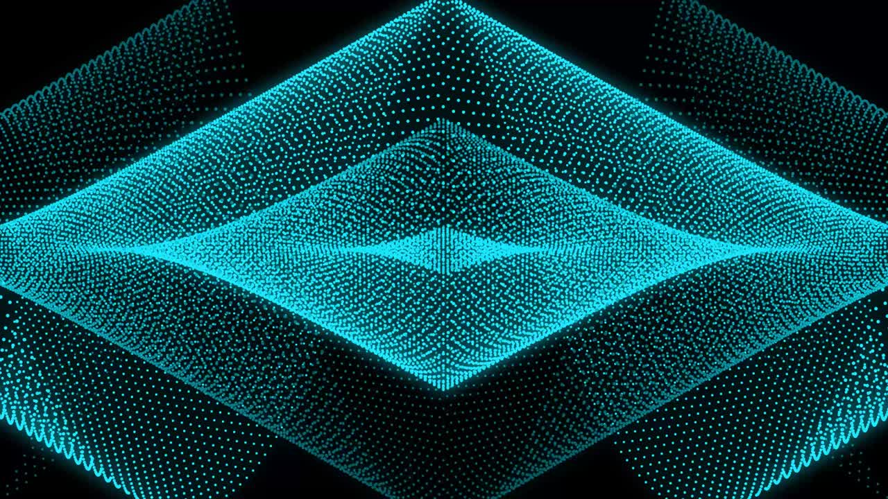 Light blue color Dot Shape Pattern animation motion graphics