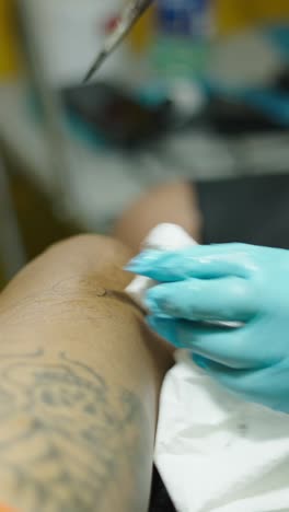 tattooing process