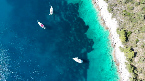 Luftaufnahme-Der-Insel-Paklinski,-Hvar,-Sommerlandschaft-In-Europa,-Mittelmeer