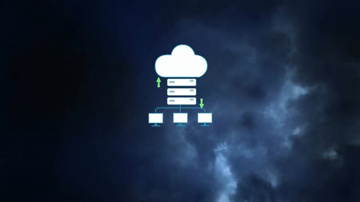 Cloud storage icon