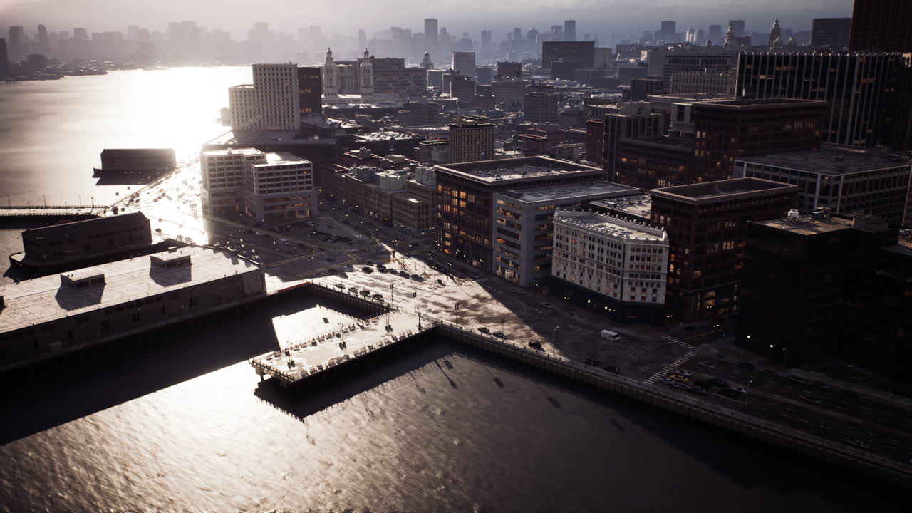 Dynamic hyperlapse of city traffic congestion during evening rush hour