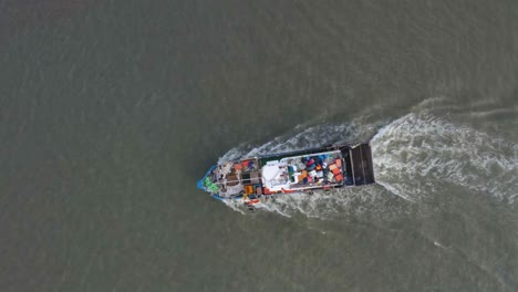 fishing boat drone shot taiwan 04