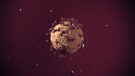 virus coronavirus microscópico covid 19 célula ncov infección corona macro