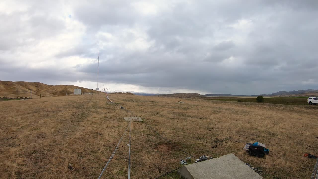 Old Communications Pole Deconstructed in Central Otago, New Zealand