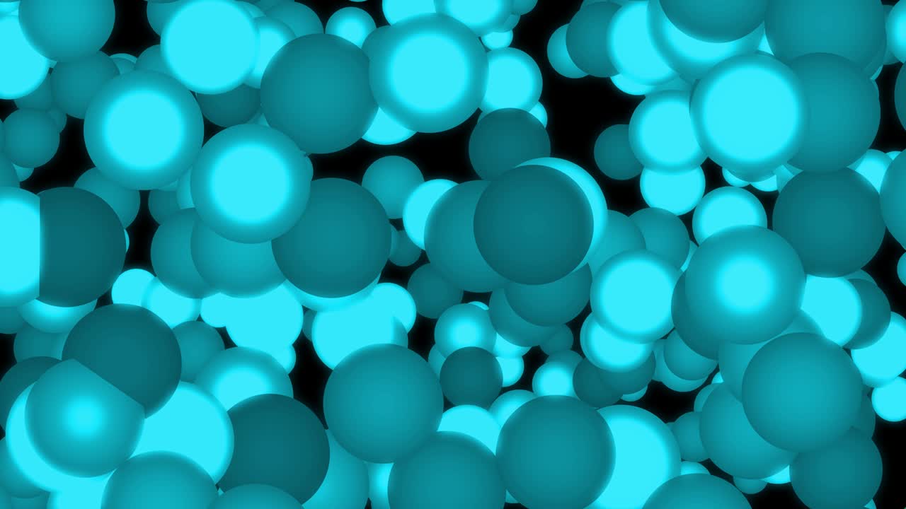 Large size dot ball moving animation motion graphics