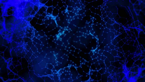 abstract blue network background