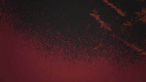 red splashes and grunge texture with noise effect