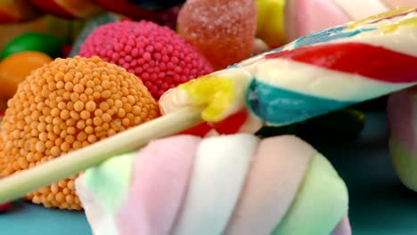 candy sweet jelly lolly and delicious sugar dessert