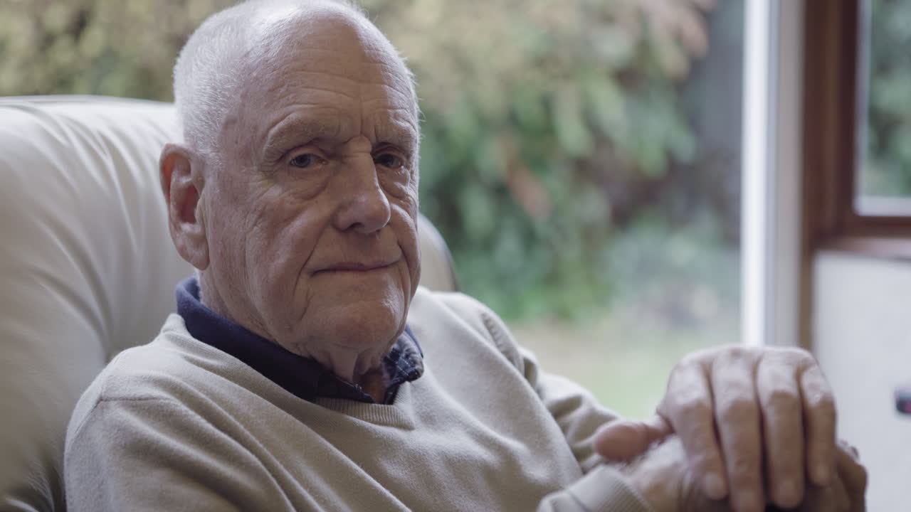 retrato de un hombre anciano