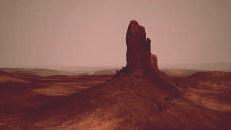 paisaje del planeta rojo