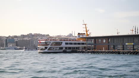 ferry in istanbul harbor