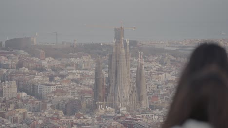 View of Sagrada Familia in Barcelona