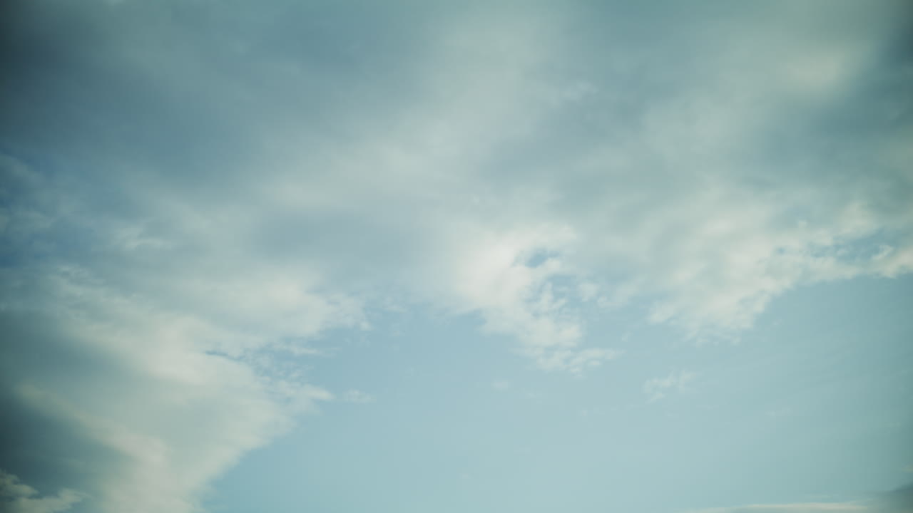 구름이 가득한 하늘