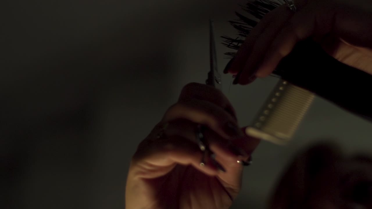 proceso de corte de cabello