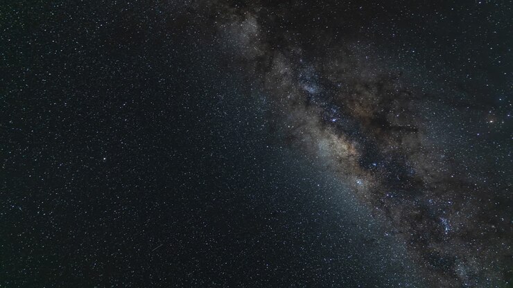 Star Timelapse Of The Milky Way Galaxy Moving Across Scene